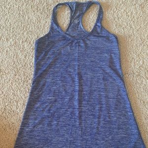 Blue Lululemon tank top